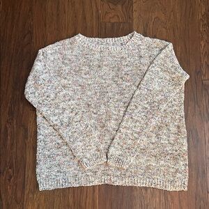 Lou & Grey Speckled Knit Sweater